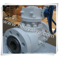 Top Entry Ball Valve Trunion Ball Valve with Worm Gear